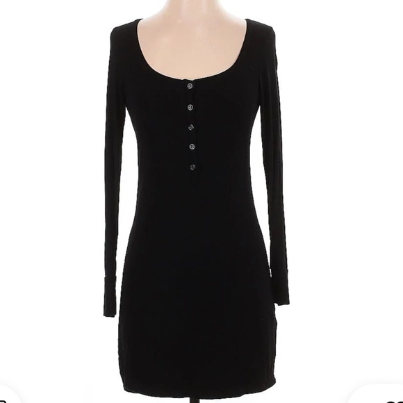 Black Jersey Dress by Michael Lauren, Size Small - Picture 1 of 11
